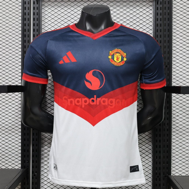 2026-27 Manchester United Special Navy White Soccer Jersey Shirt Player Version